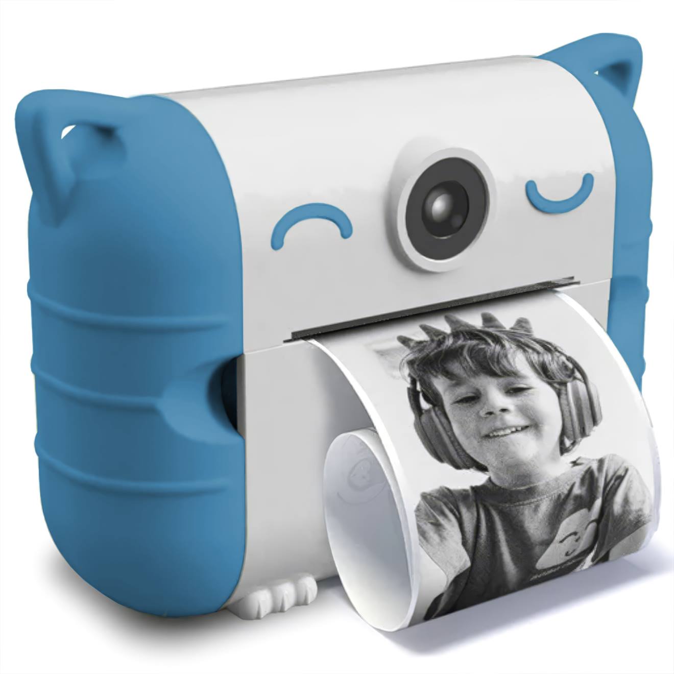 Kidyprint Appareil Photo Instantané Bleu