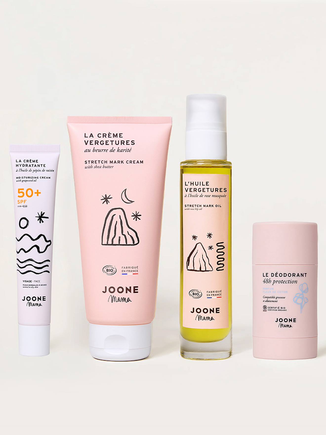 Kit Crème Visage, Crème Et Huile Vergetures Et Déodorant Future Maman Multicolore