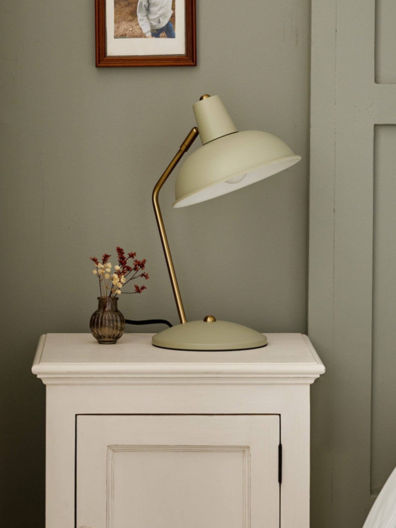 Lampe Bureau Rétro Vert D'eau
