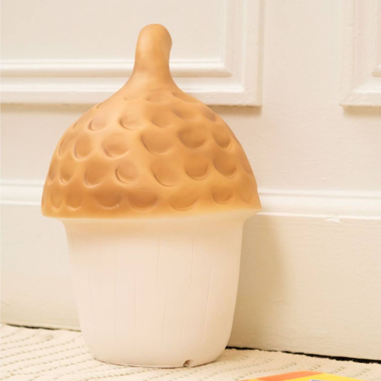 Lampe Veilleuse Gland Red Brick Beige, Blanc