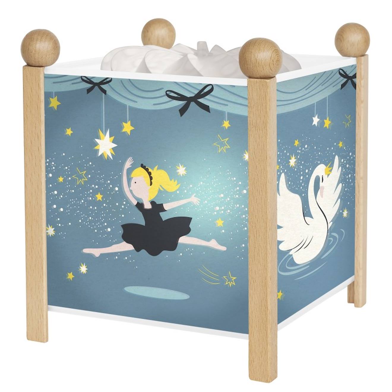 Lanterne Magique Ballerines - Naturel Bleu