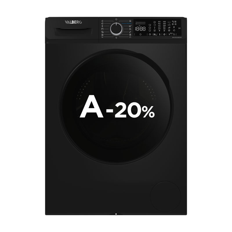 Lave-linge Hublot 10 Kg Valberg Wf 1014 A-20 Bl701t
