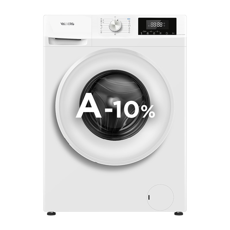 Lave-linge Hublot 7 Kg Valberg Wf 714 A-10 W180c