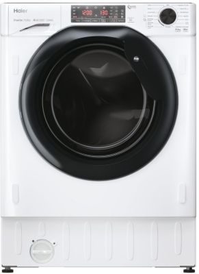 Lave linge séchant hublot encastrable HAIER HWD90B416FWB-FR