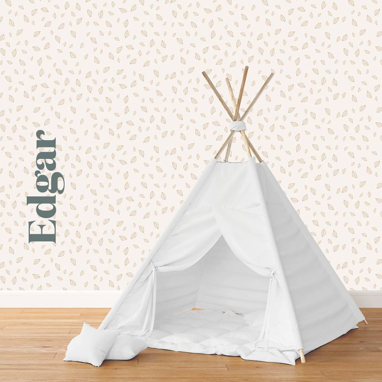 Lé Unique Papier Peint - Motif Edgar Le Renard Multicolore