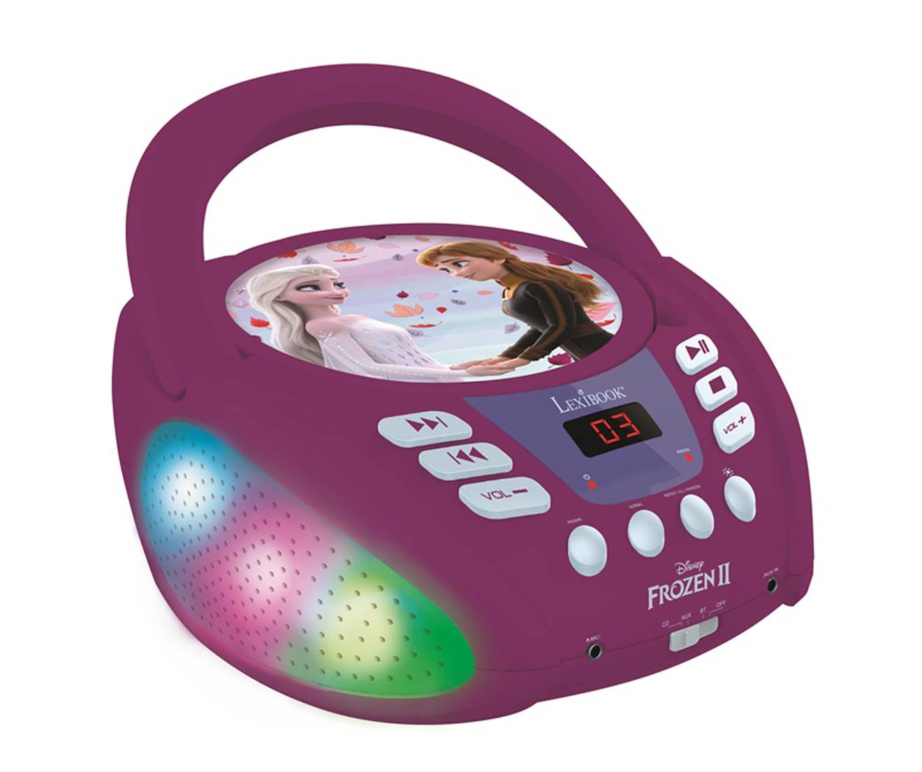 Lecteur Cd Bluetooth La Reine Des Neiges Multicolore