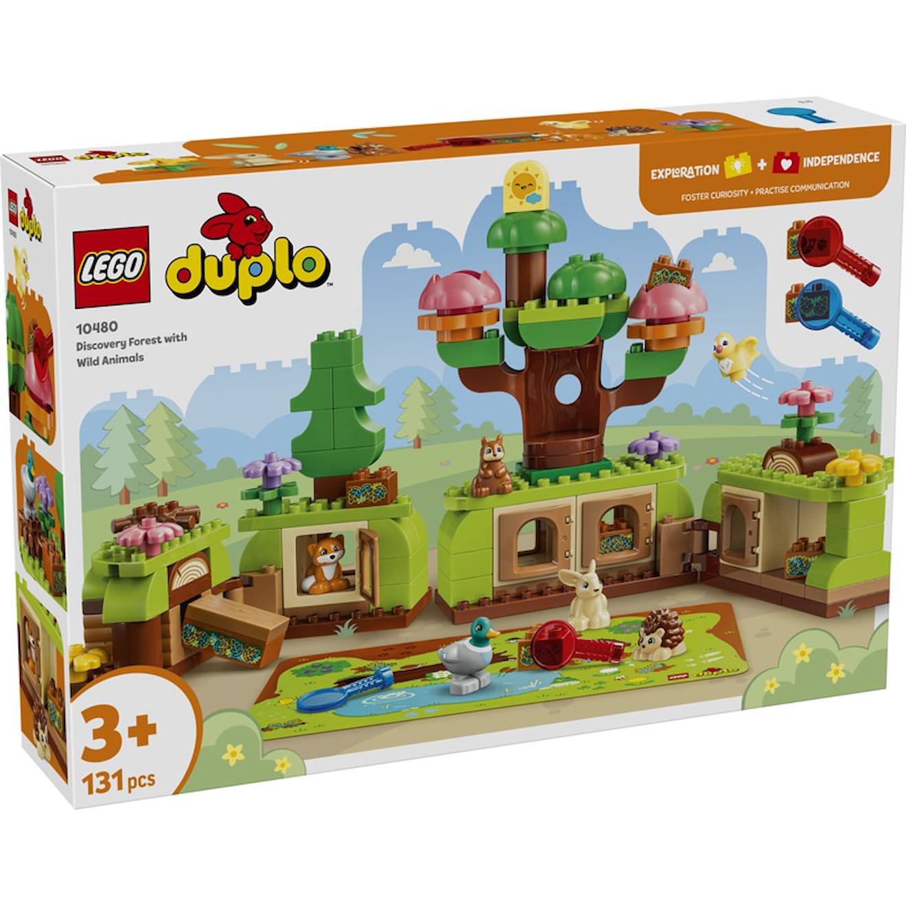 Lego 10480 - Découverte De La Forêt Avec Des Animaux Sauvages Duplo Multicolore
