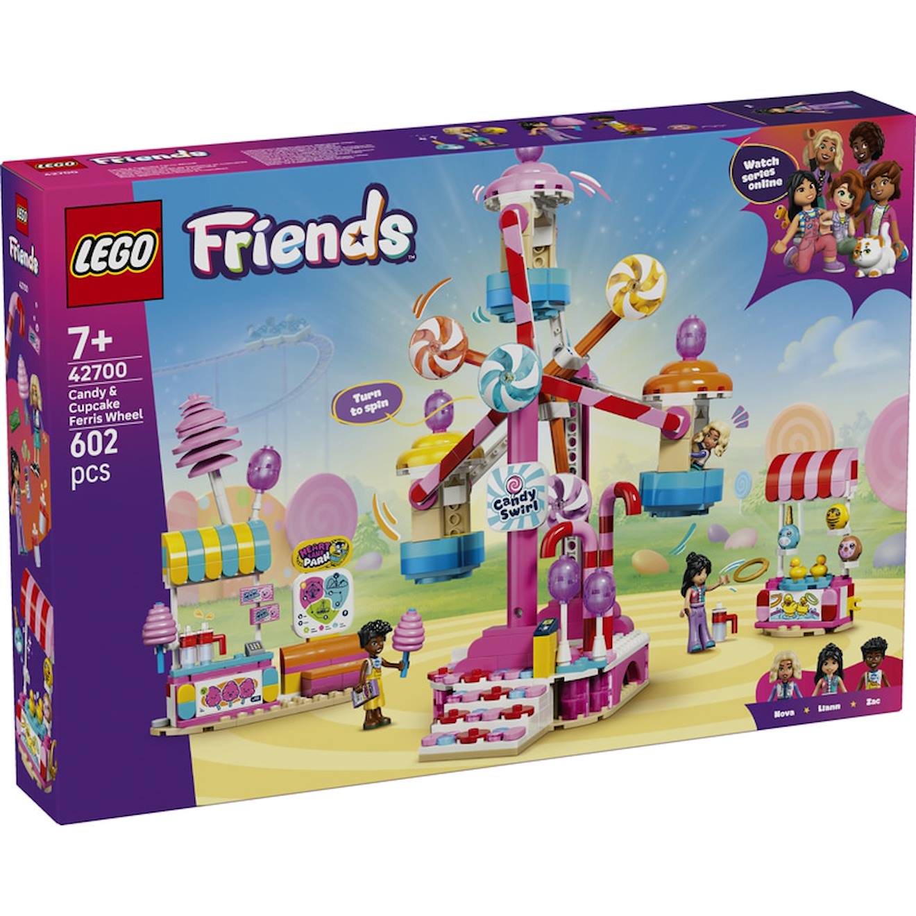 Lego 42700 - La Grande Roue Ornée De Bonbons Et Cupcakes Friends Multicolore