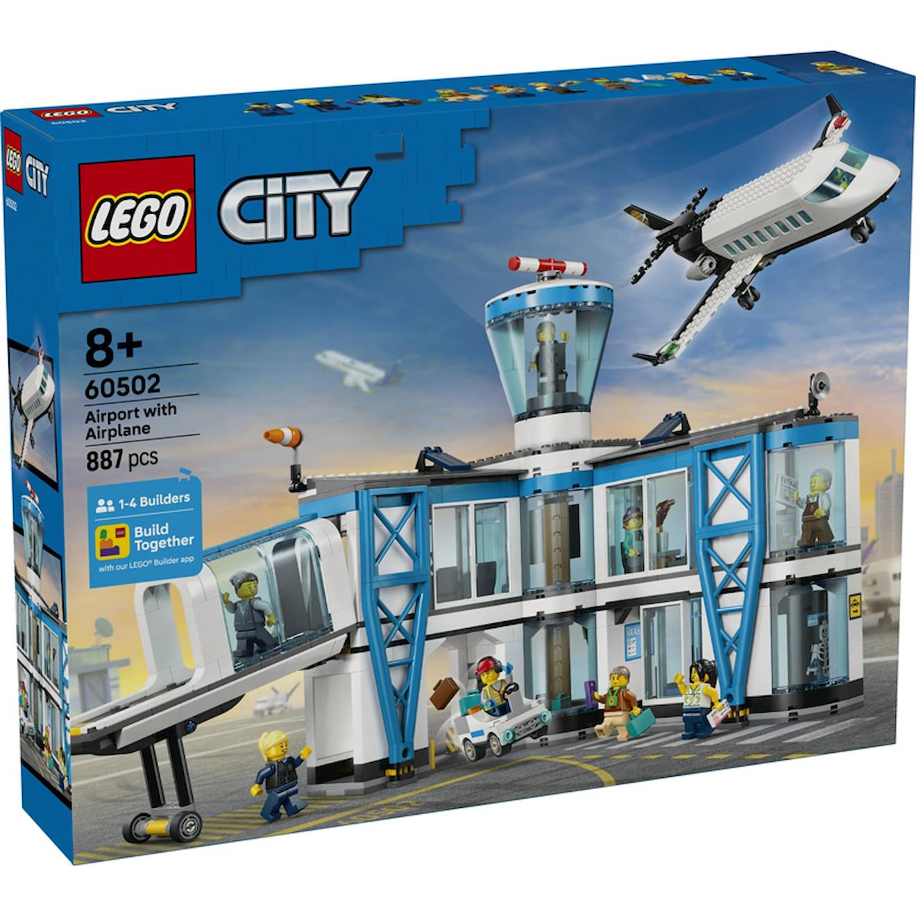 Lego 60502 - L’aéroport Et L’avion City Multicolore