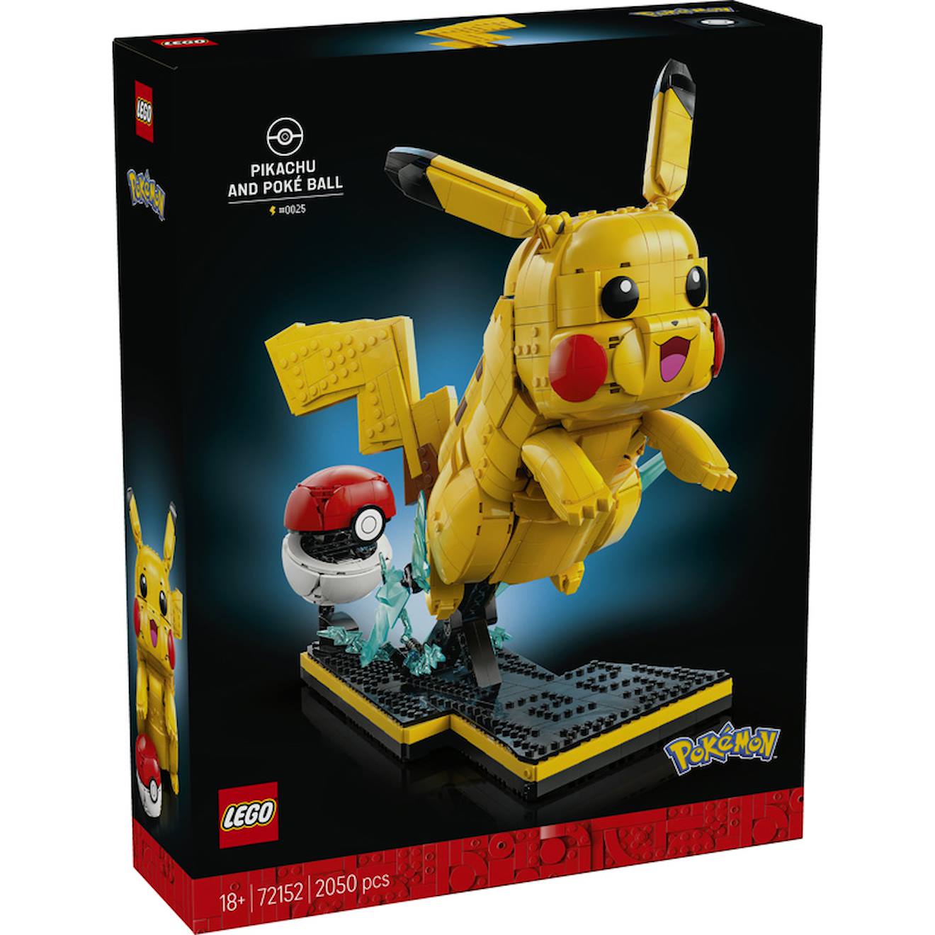 Lego 72152 - Pikachu Et Pokéball Jaune