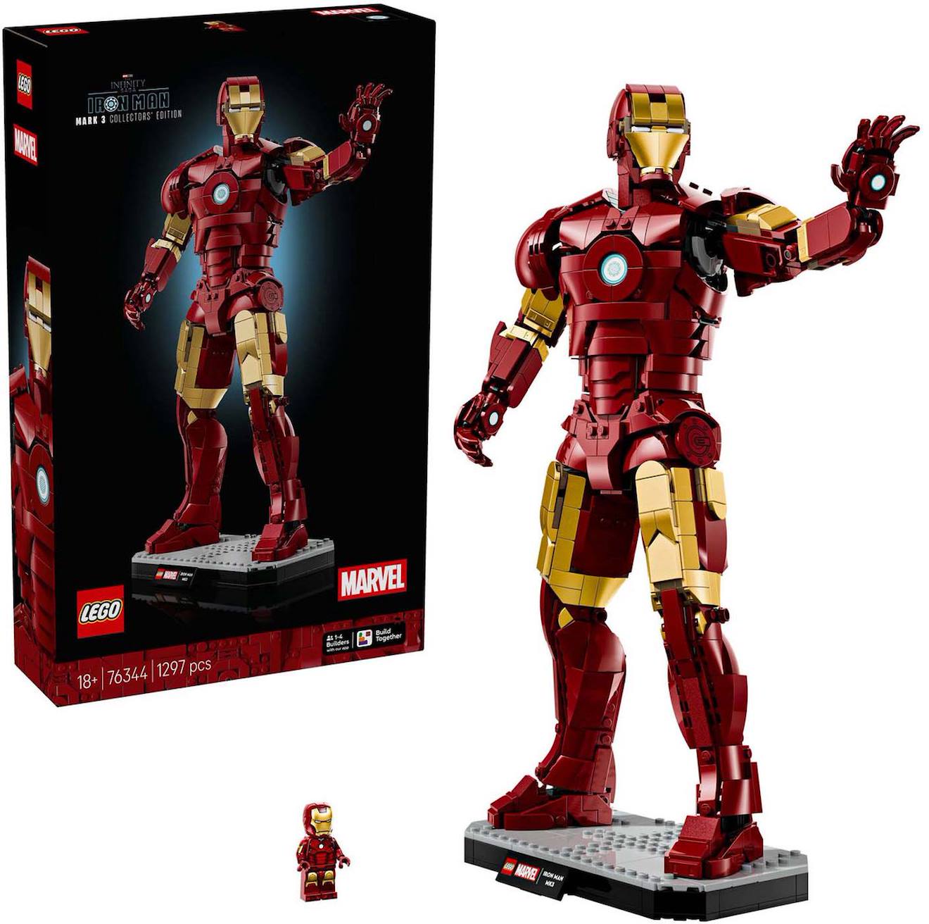 Lego 76344 - Figurine Édition Collector Iron Man Multicolore