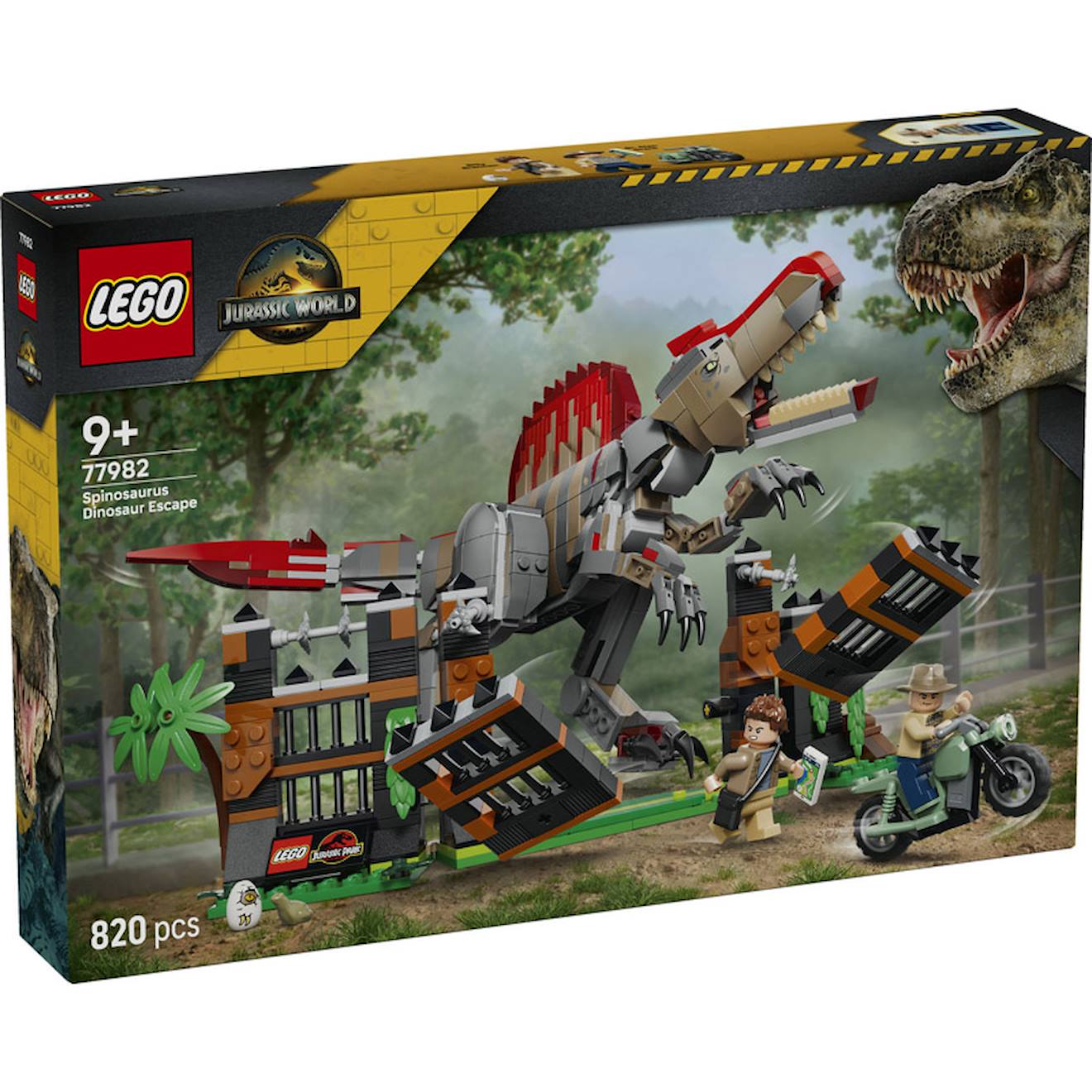 Lego 77982 - L’évasion Du Spinosaure Jurassic World Multicolore