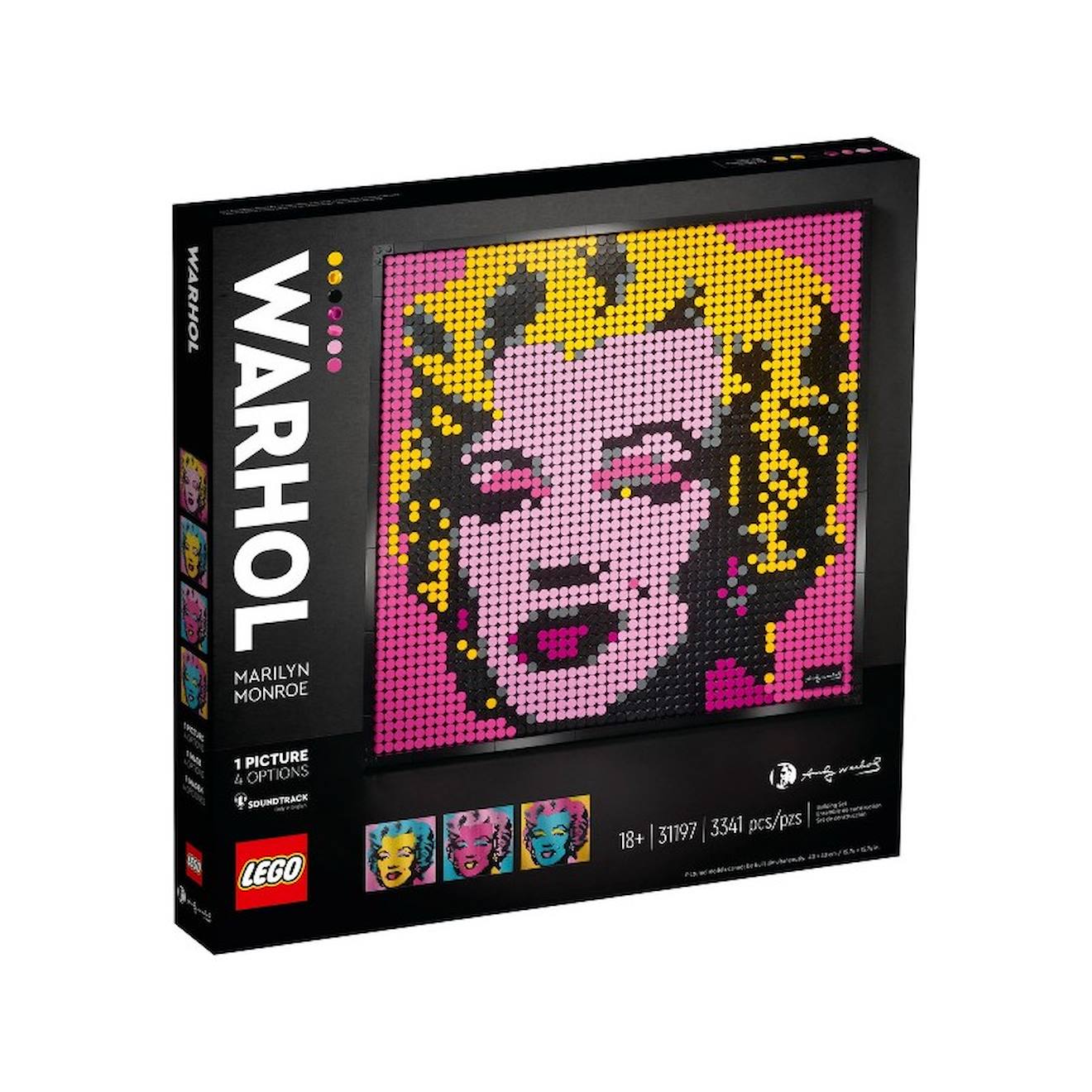 Lego Art 31197 Andy Warhol’s Marilyn Monroe Multicolore