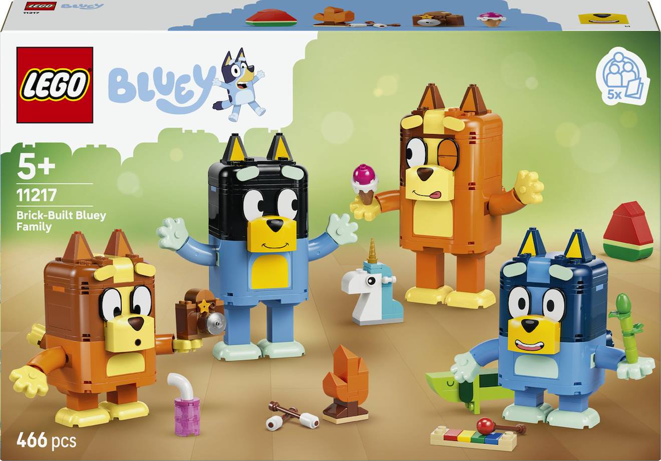 Lego Bluey 11217 La Famille De Bluey En Briques Multicolore