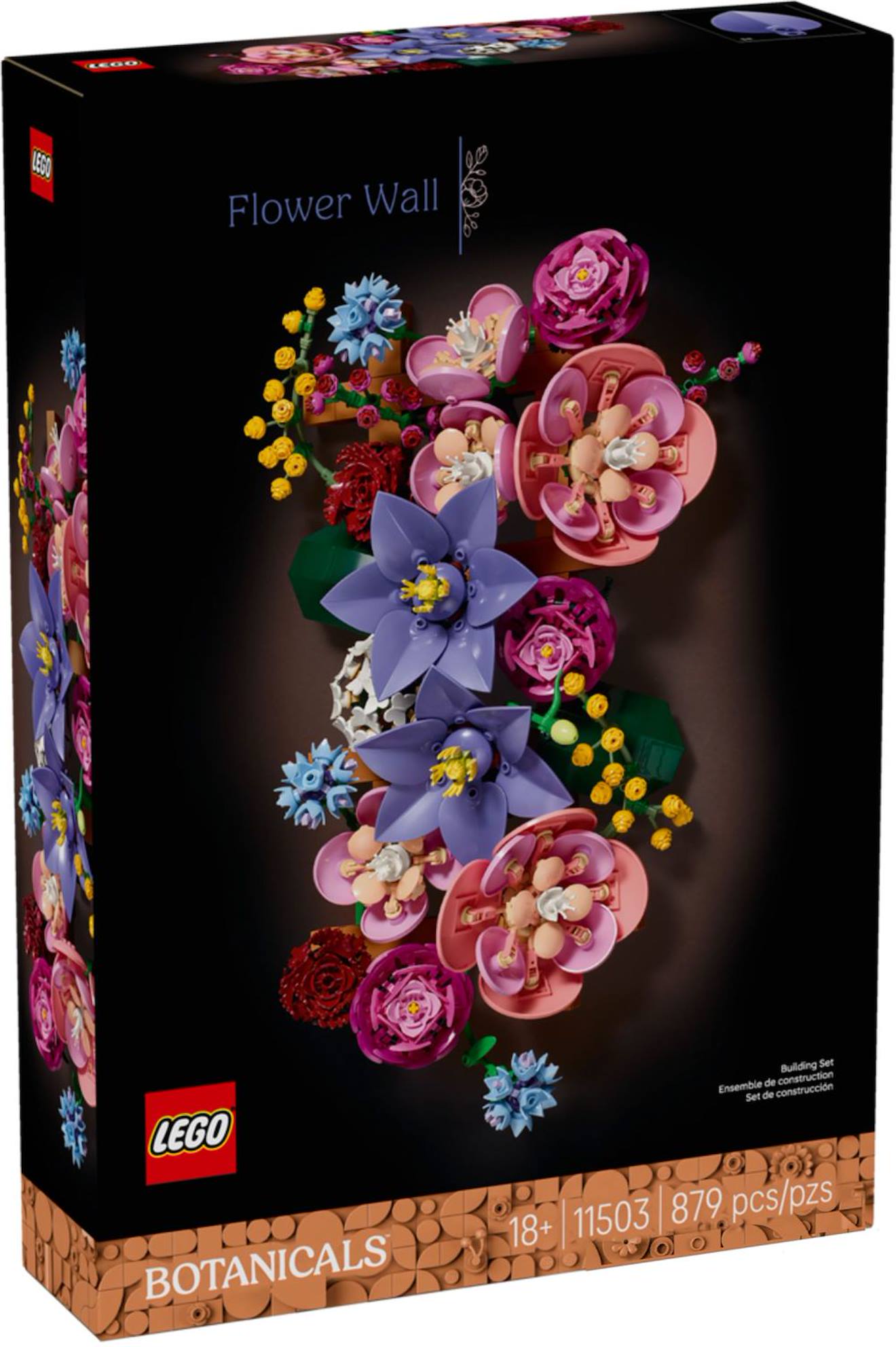 Lego Botanicals 11503 Le Mur De Fleurs Multicolore
