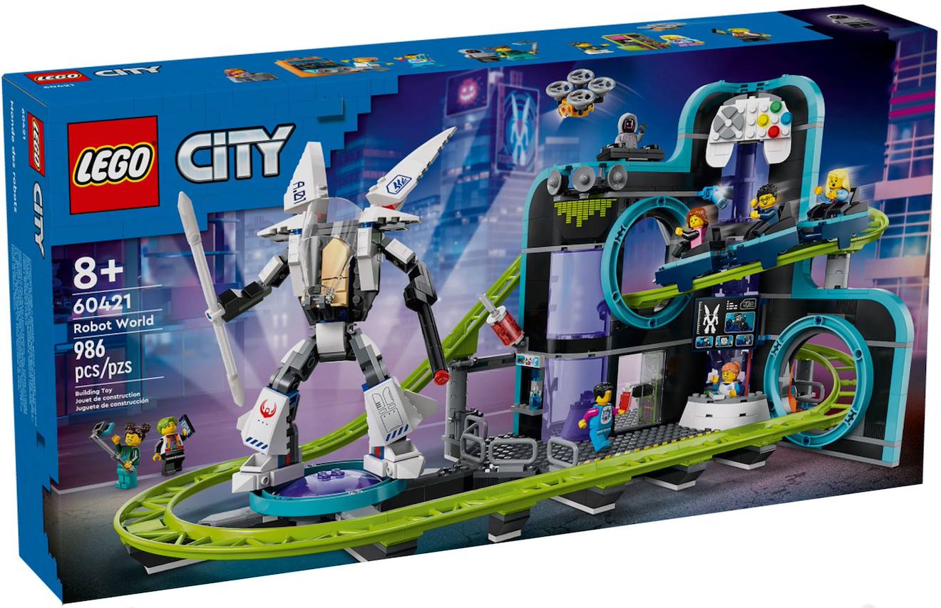 Lego City - Le Parc D'attractions De Robot World - 60421 Multicolore