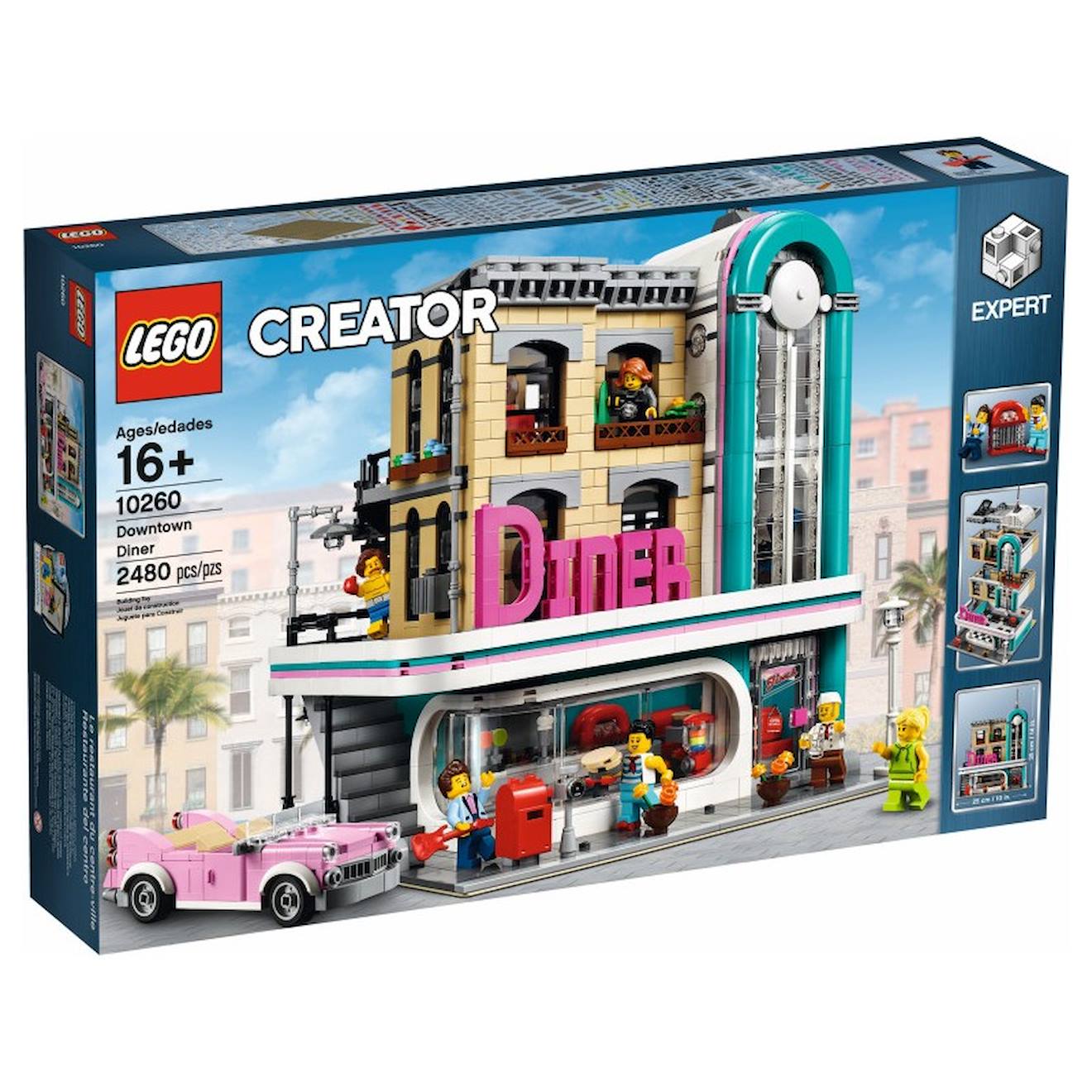 Lego Creator 10260 Un Dîner Au Centre-ville Multicolore