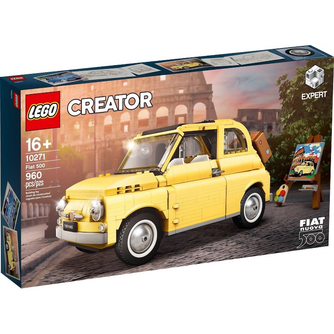 Lego Creator 10271 Fiat 500 Multicolore