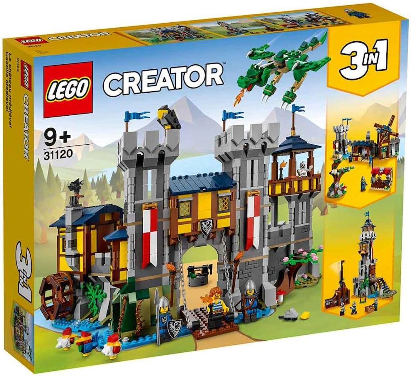 Lego Creator 31120 Le Château Médiéval Multicolore