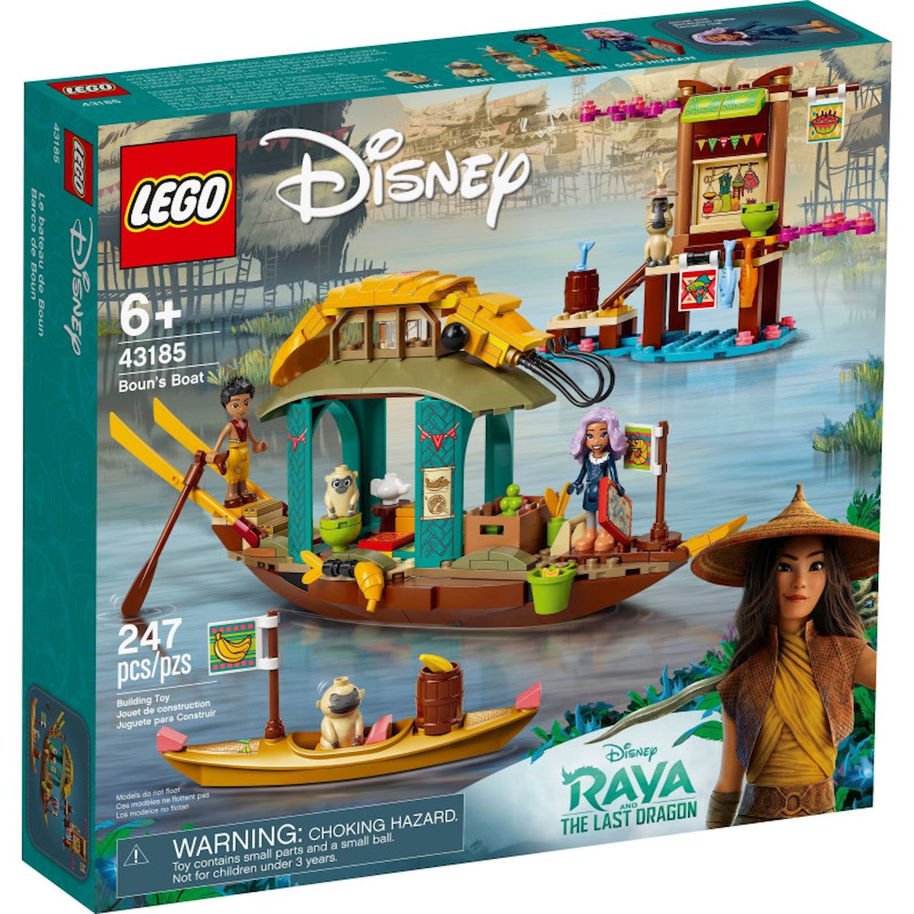 Lego Disney 43185 Le Bateau De Boun Multicolore