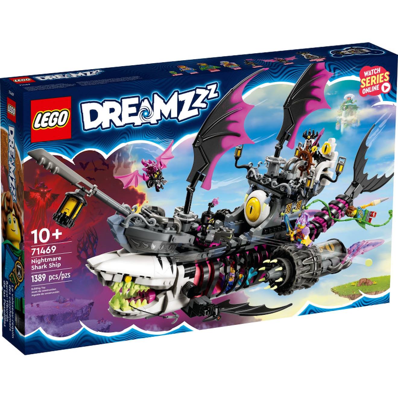 Lego Dreamzzz 71469 Le Vaisseau Requin Des Cauchemars Multicolore