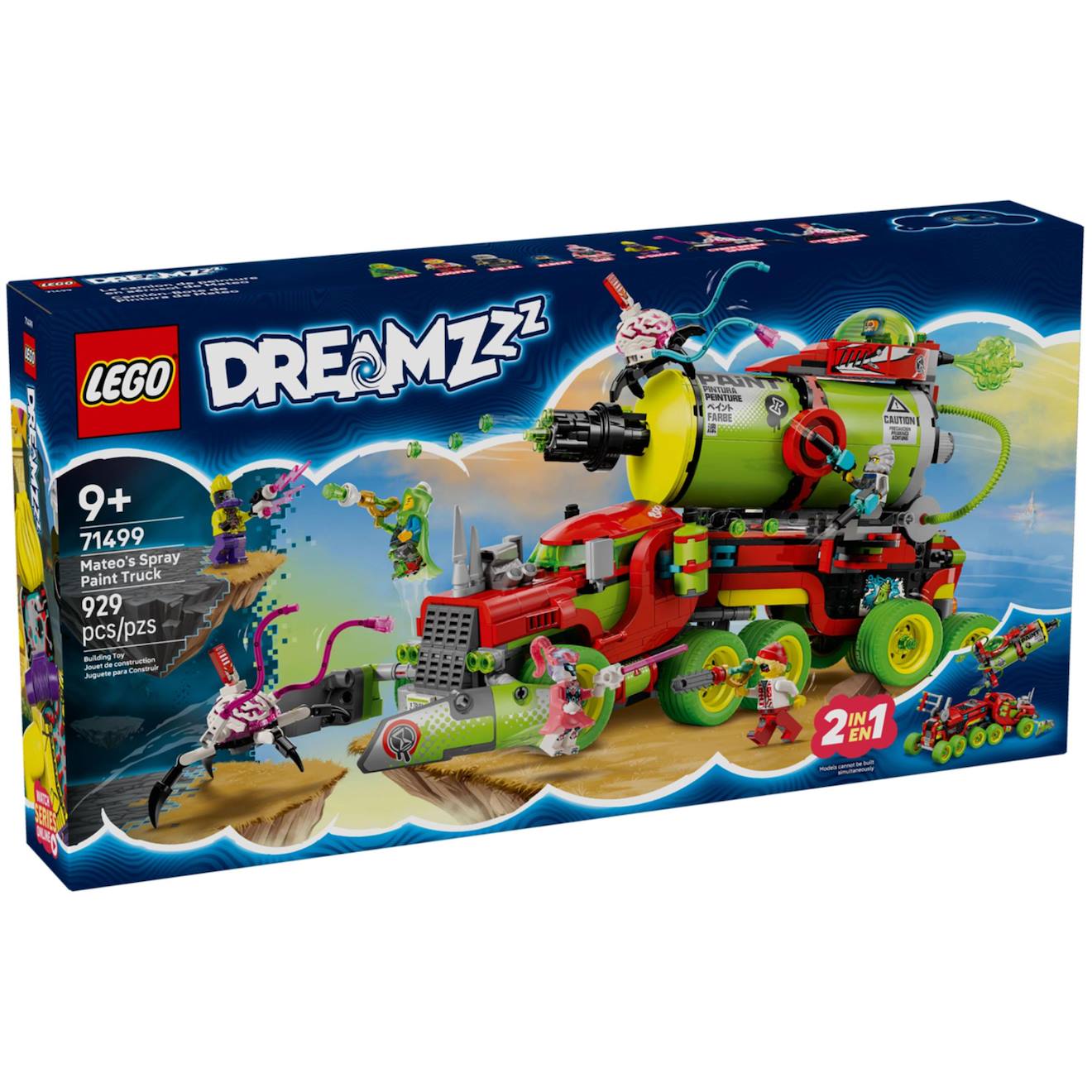 Lego Dreamzzz - Le Camion Spray De Peinture De Mateo - 71499 Multicolore