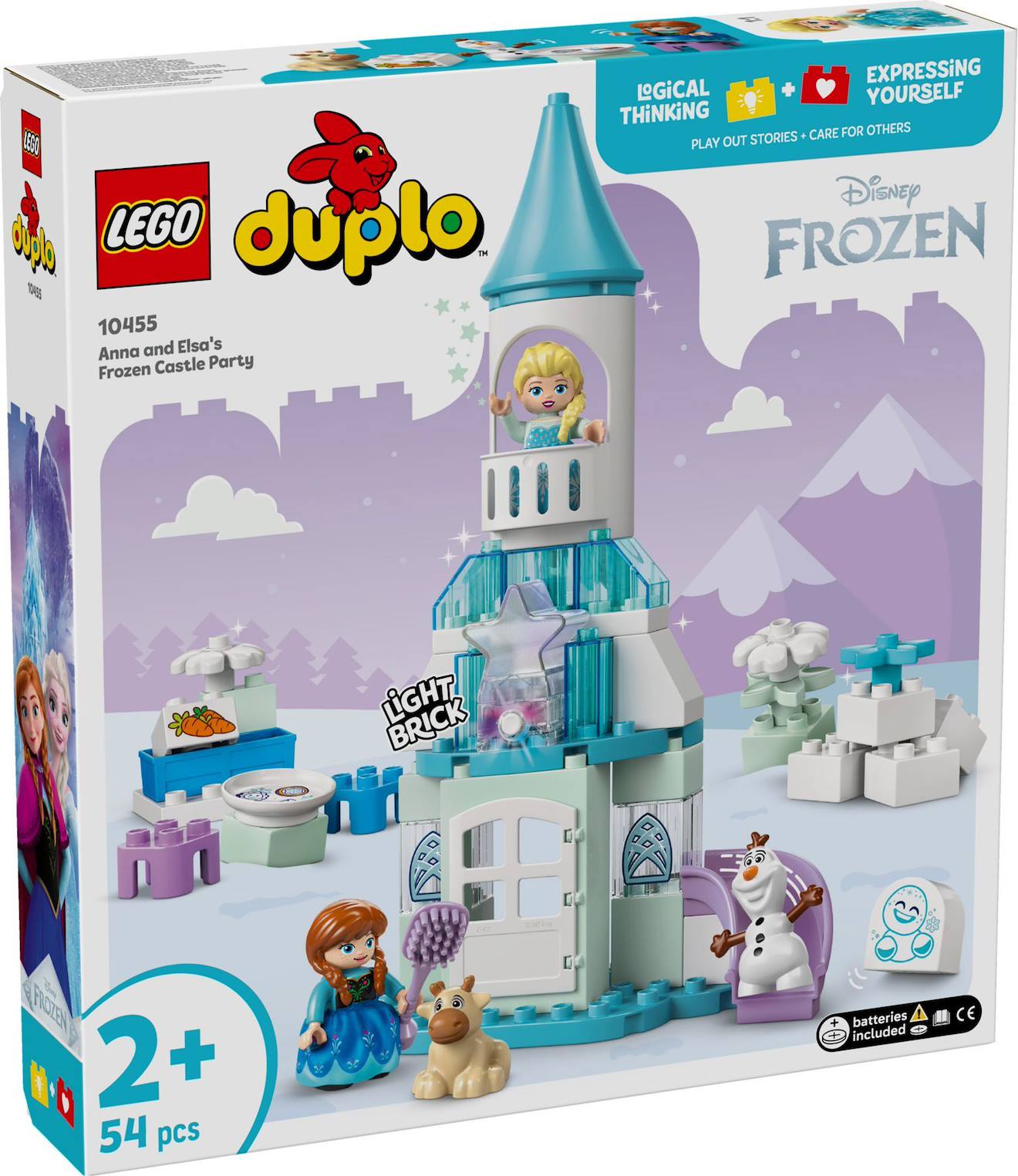 Lego Duplo - La Fête D'anna Et Elsa Au Château De Glace - 10455 Multicolore