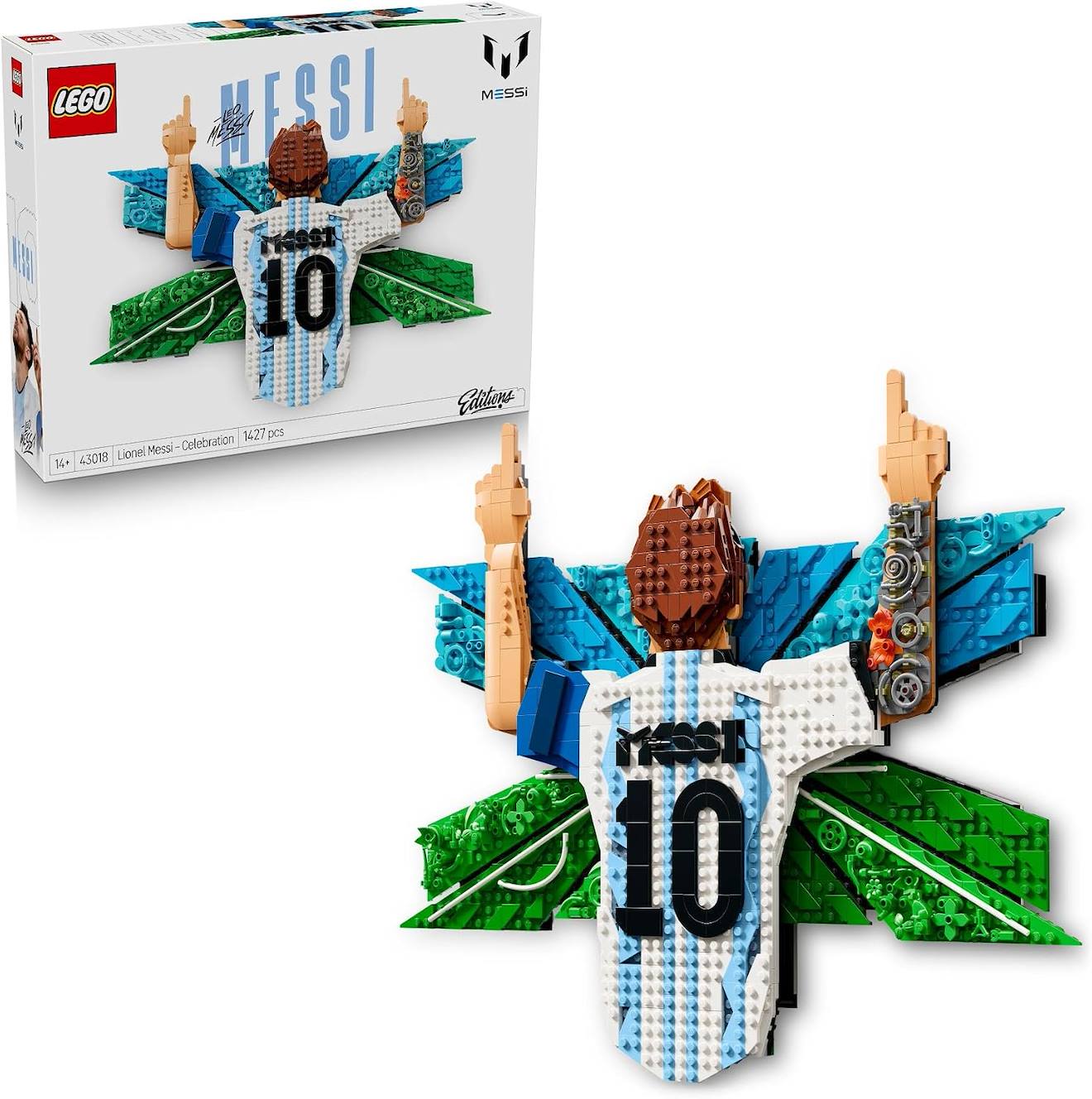 Lego Editions 43018 Lionel Messi – La Célébration Multicolore
