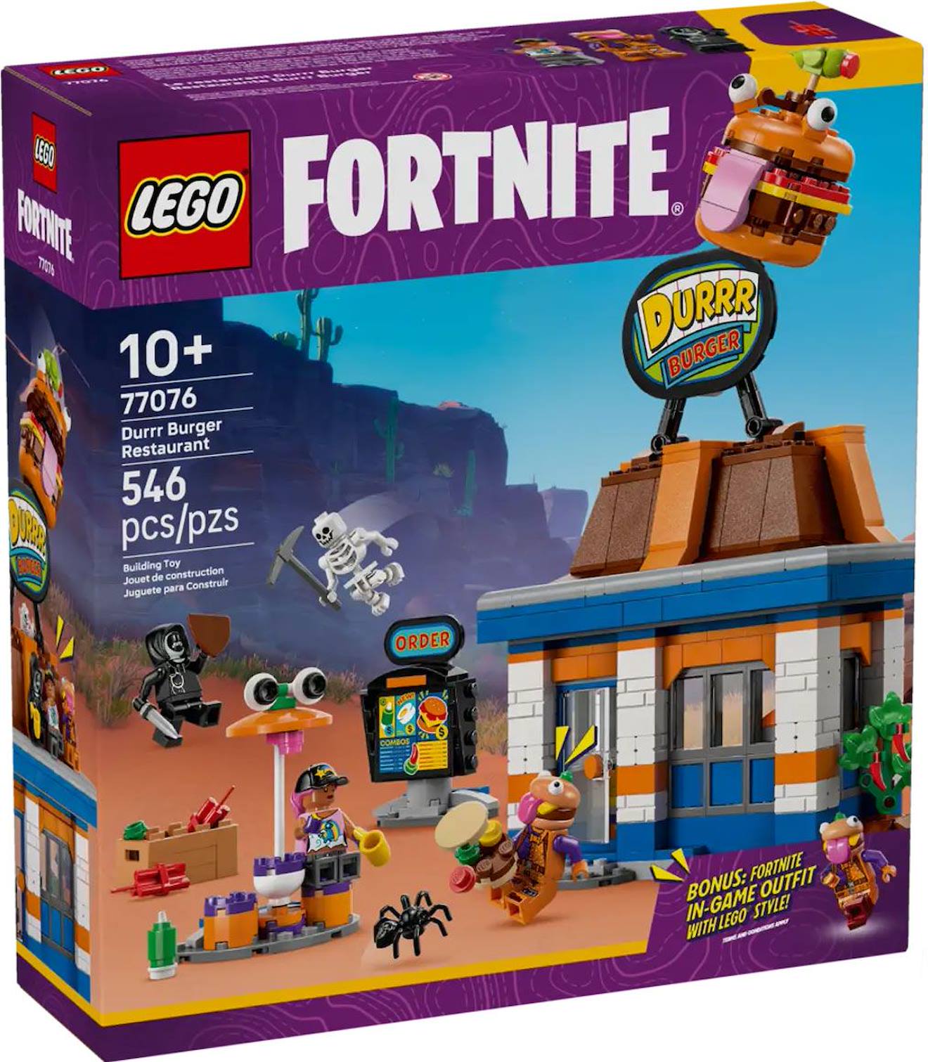 Lego Fortnite - Le Restaurant Durrr Burger - 77076 Multicolore