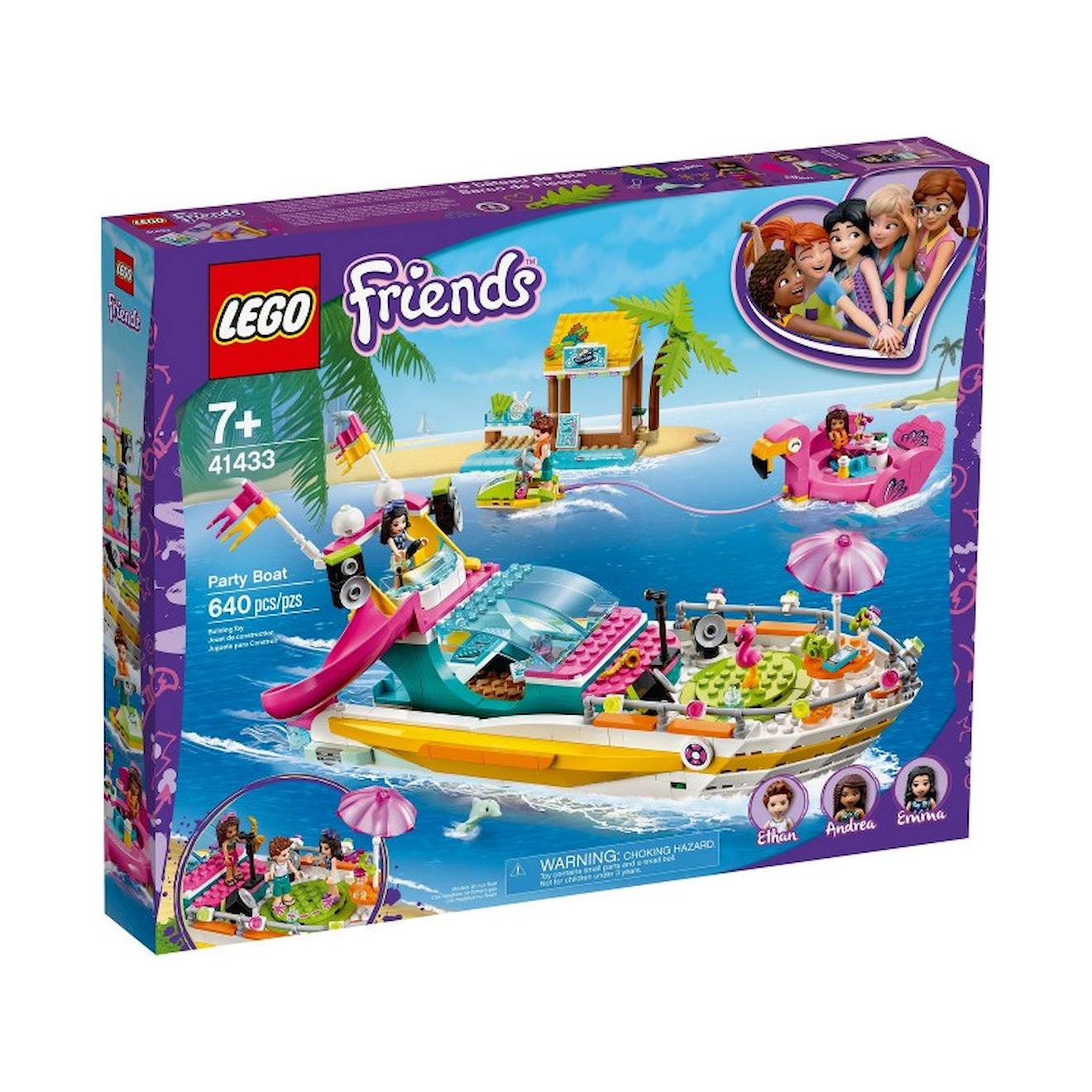 Lego Friends 41433 Le Bateau De Fête Multicolore
