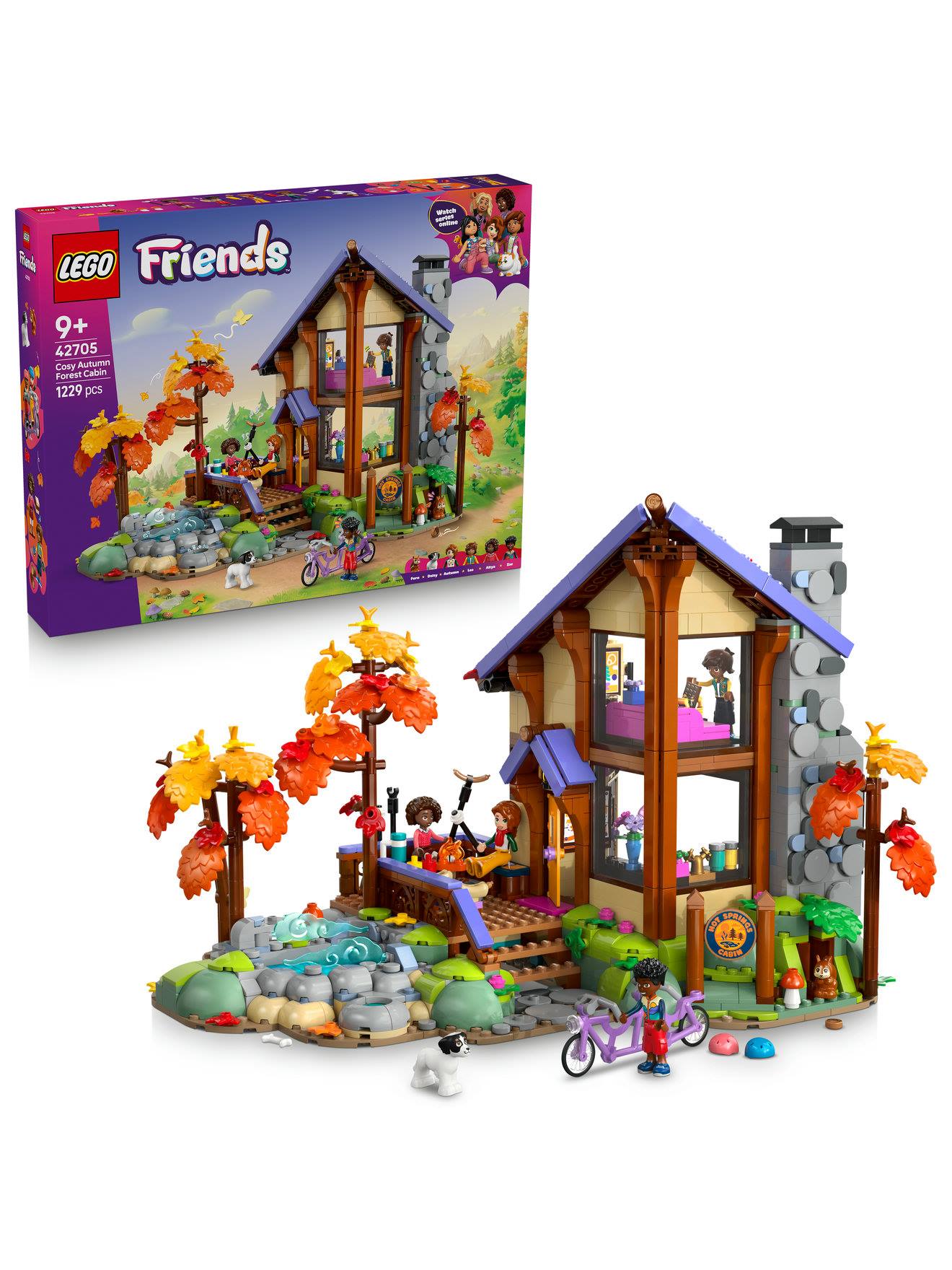 Lego Friends 42705 La Cabane Chaleureuse Dans La Forêt Multicolore
