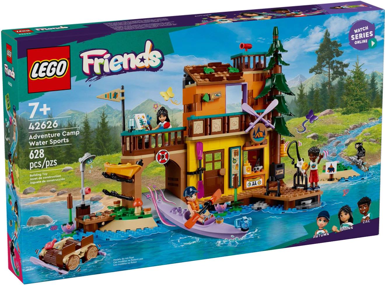 Lego Friends - Sports Aquatiques À La Base D'aventure - 42626 Multicolore