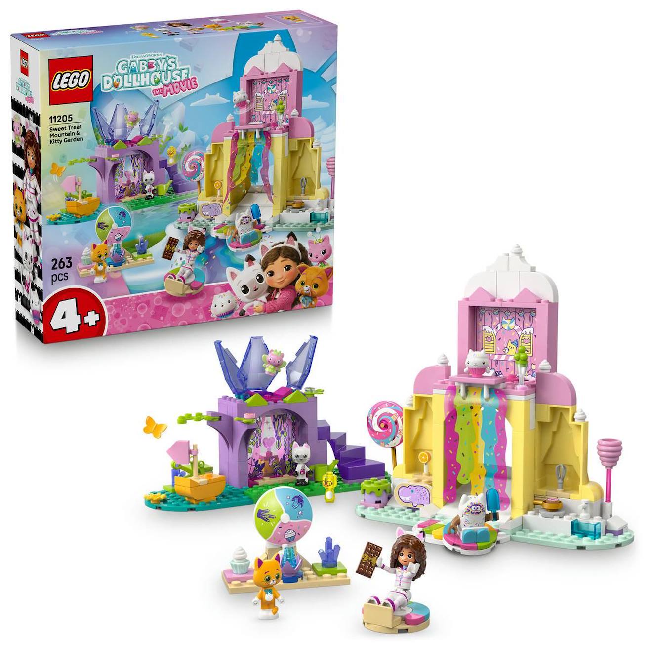 Lego Gabby's Dollhouse - La Montagne De Friandises Et Le Jardin De Fée Minette - 11205 Multicolore