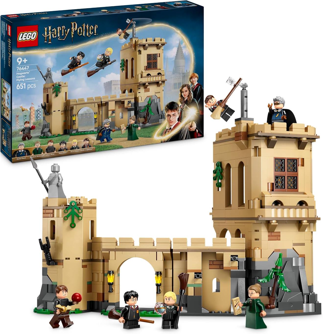 Lego Harry Potter 76447 Le Château De Poudlard : Les Cours De Vol Multicolore