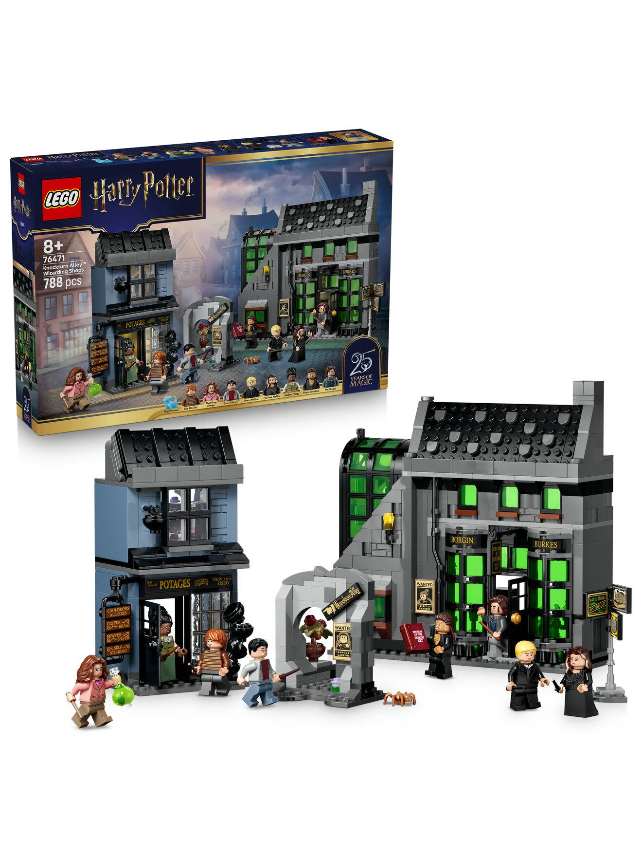 Lego Harry Potter 76471 Les Boutiques Magiques De L’allée Des Embrumes Multicolore