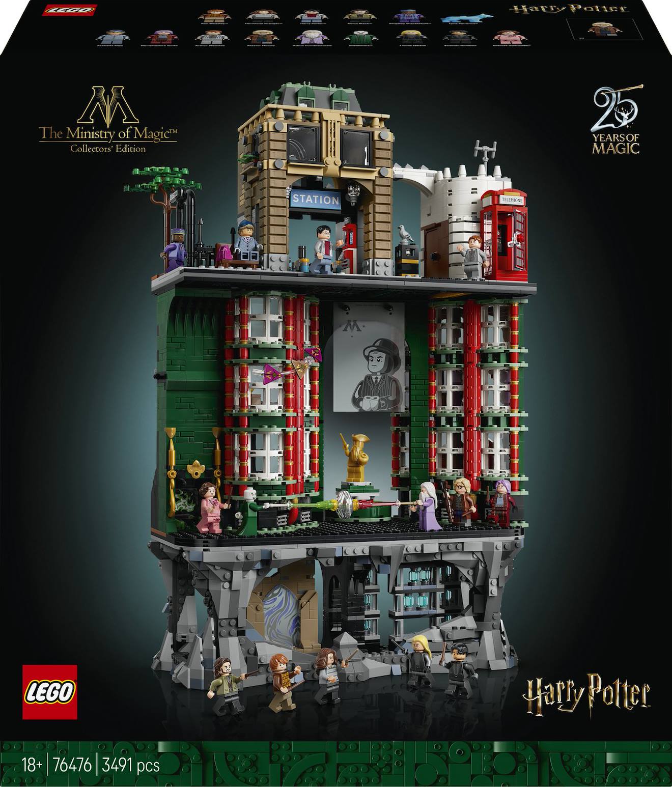 Lego Harry Potter 76476 Le Ministère De La Magie – Édition Collector Multicolore