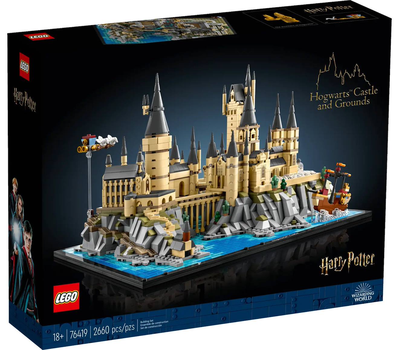 Lego Harry Potter - Le Château Et Le Domaine De Poudlard - 76419 Multicolore