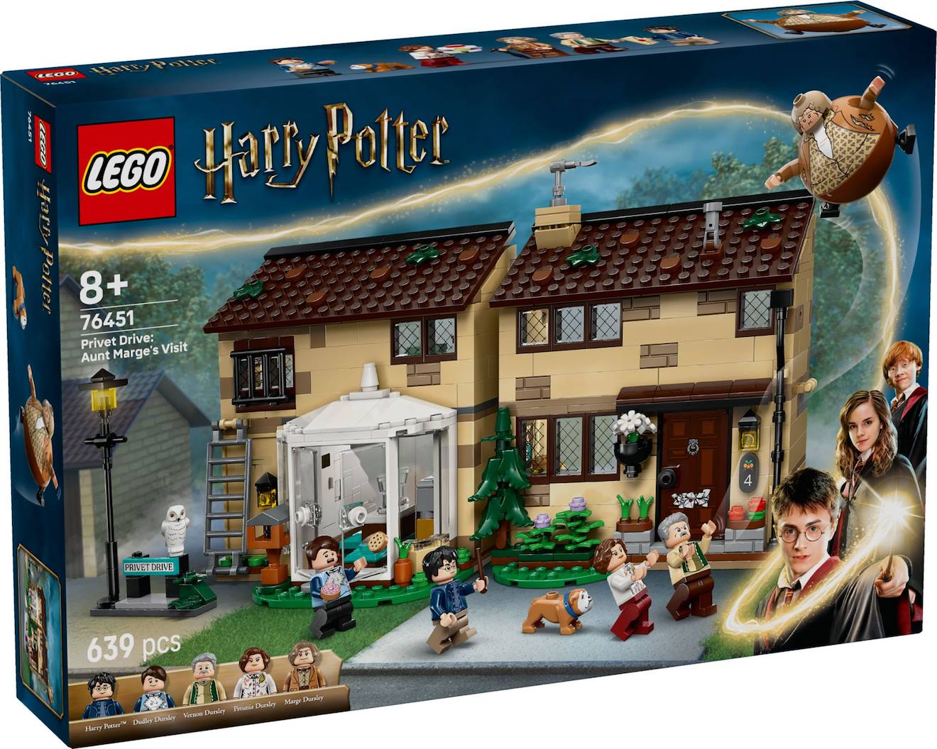 Lego Harry Potter - Privet Drive : La Visite De Tante Marge - 76451 Multicolore