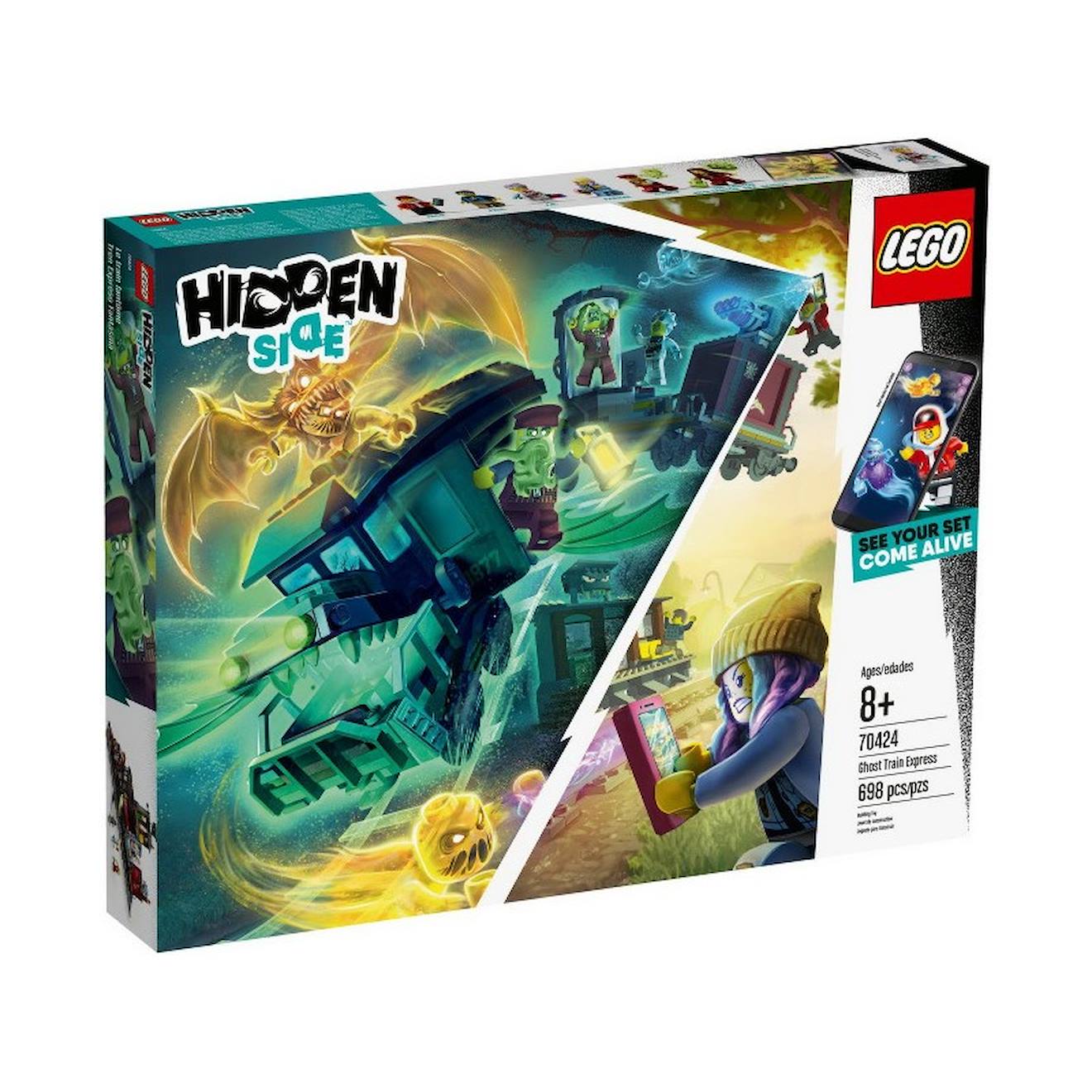 Lego Hidden Side 70424 Le Train-fantôme Multicolore