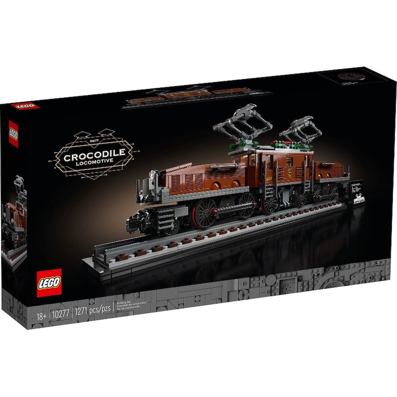 Lego Icons 10277 La Locomotive Crocodile Multicolore