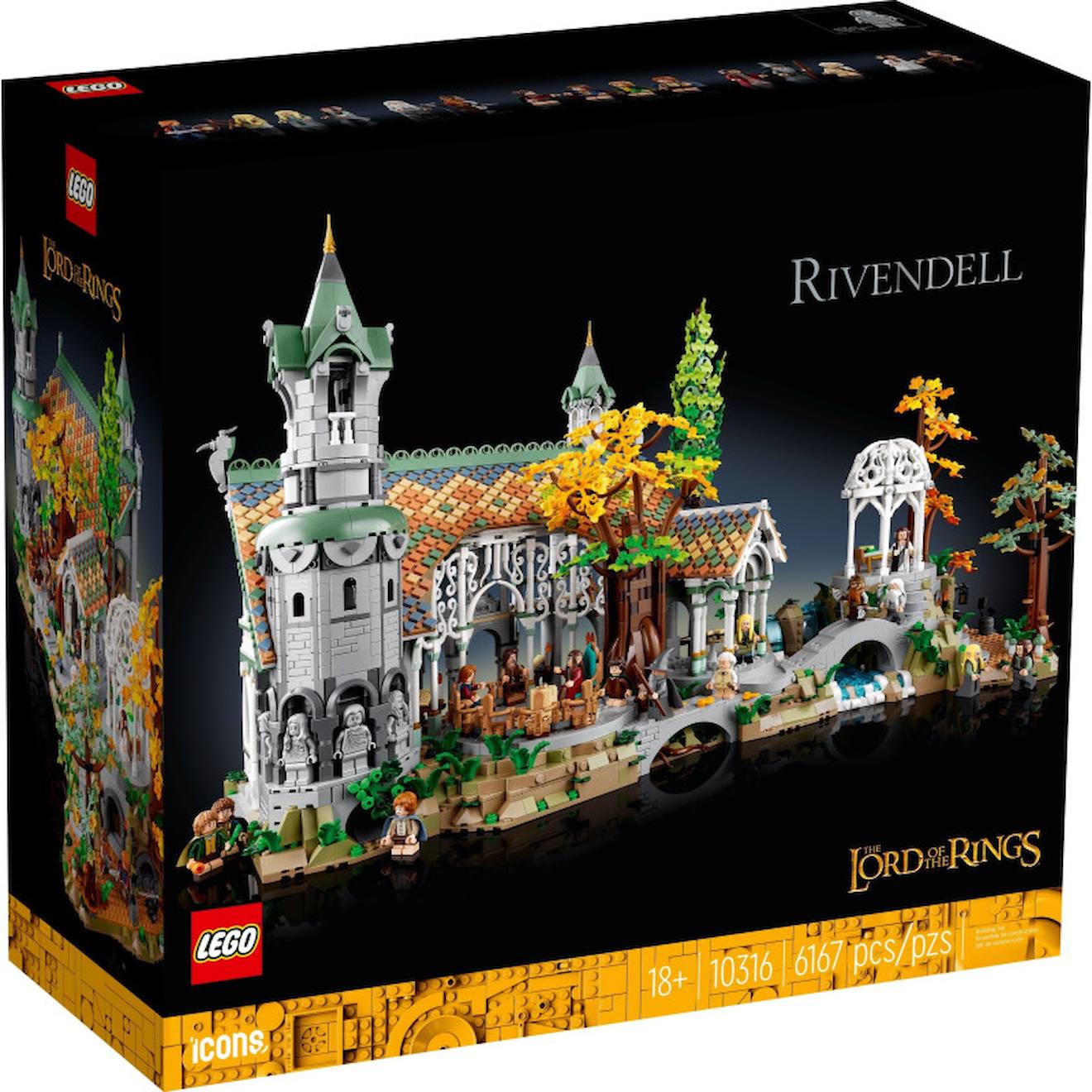 Lego Icons 10316 Le Seigneur Des Anneaux Multicolore