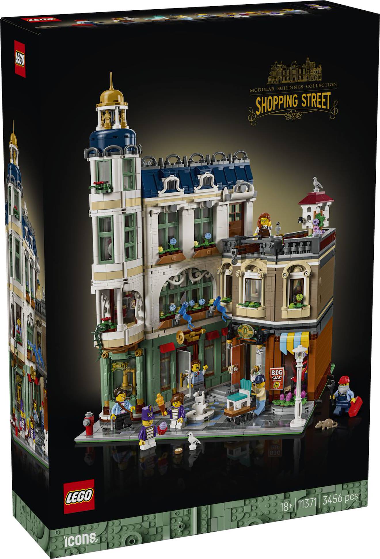 Lego Icons 11371 La Rue Commerçante Multicolore