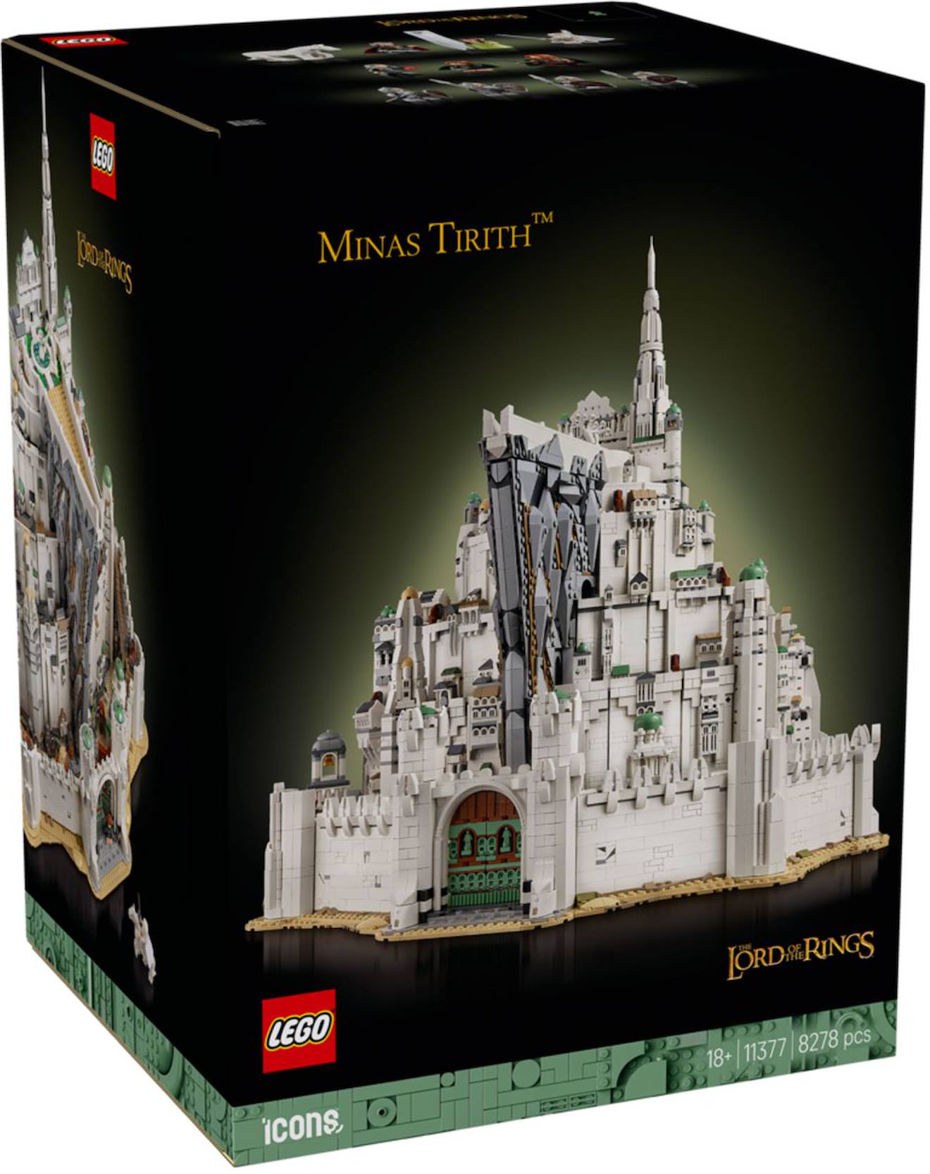 Lego Icons 11377 Le Seigneur Des Anneaux : Minas Tirith Multicolore