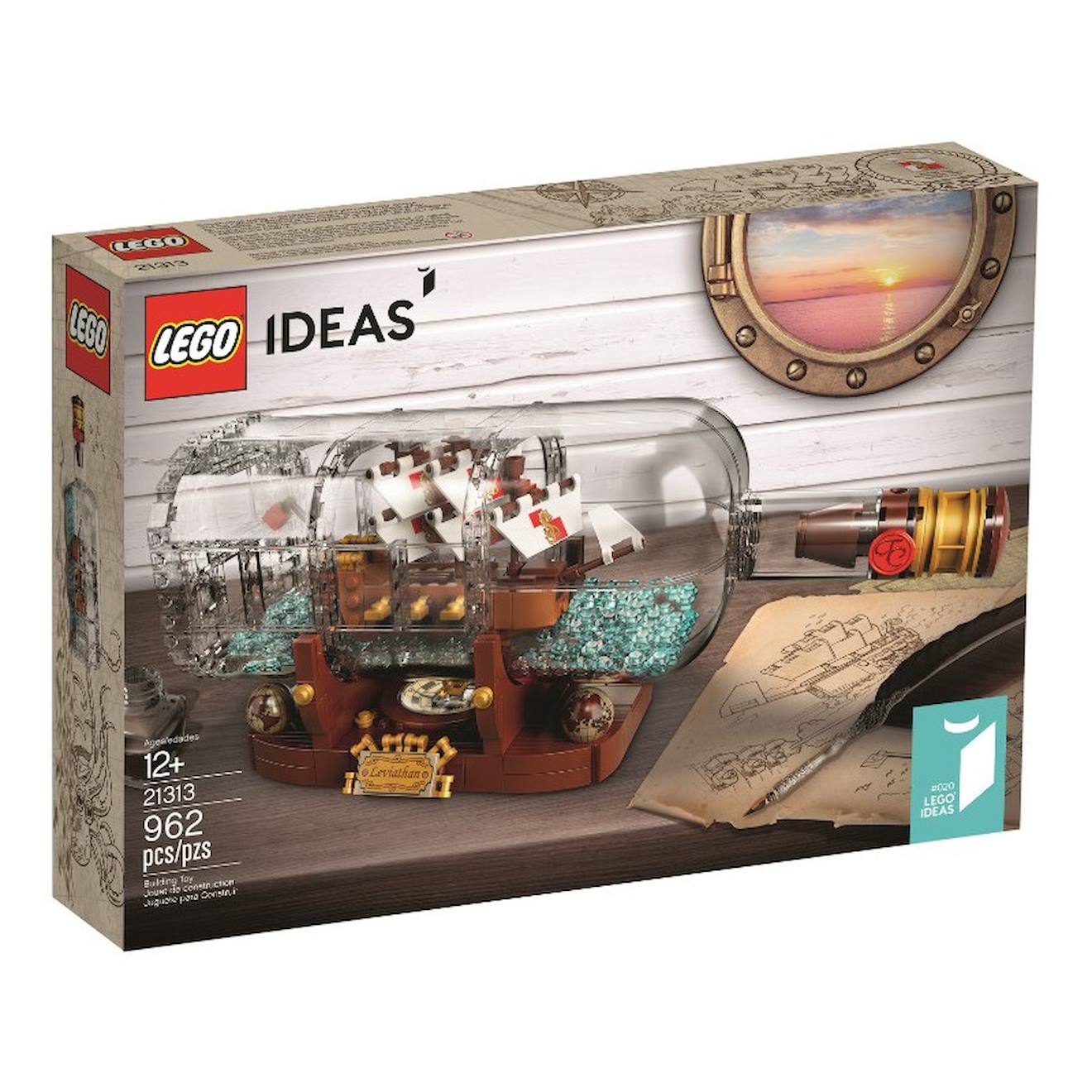 Lego Ideas 21313 Bateau Dans Une Bouteille Multicolore