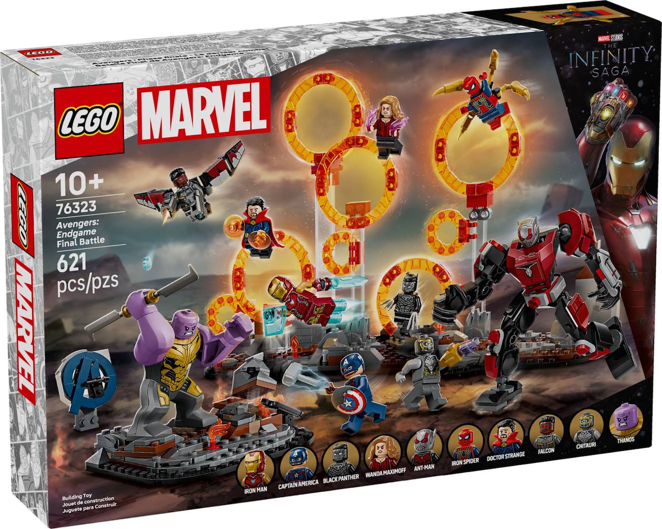 Lego Marvel - Combat Final D'avengers : Endgame - 76323 Multicolore
