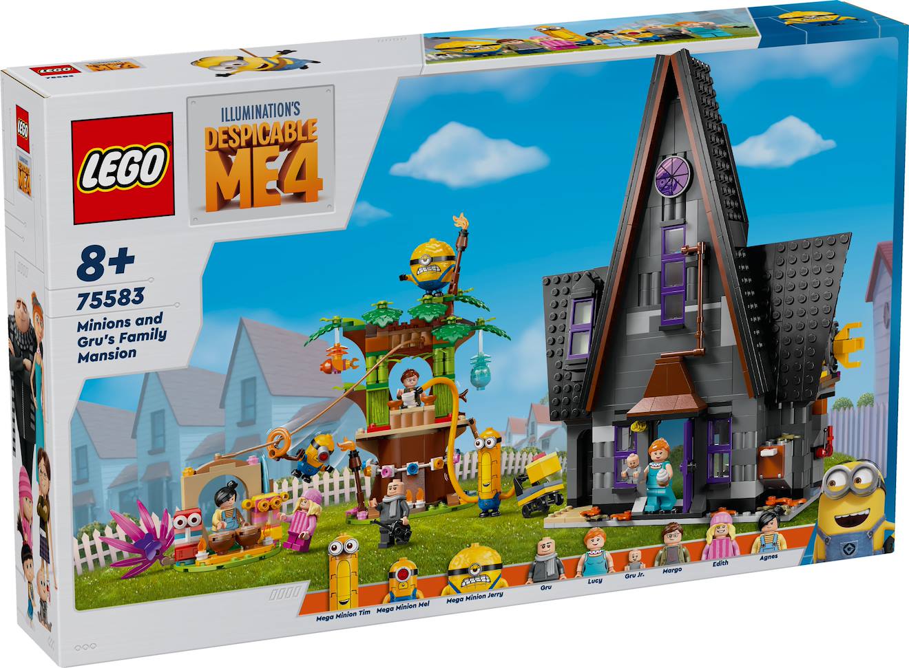 Lego Moi, Moche Et Méchant - Le Manoir Familial Des Minions Et De Gru - 75583 Multicolore
