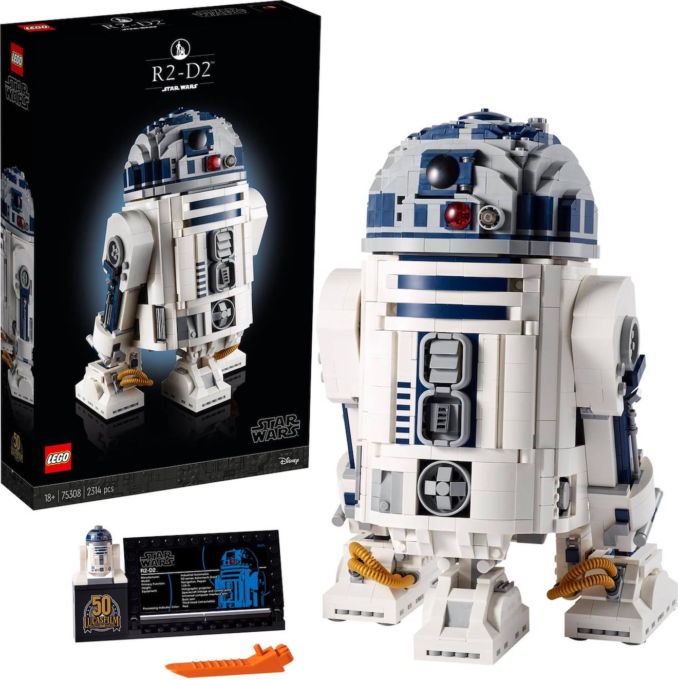 Lego Star Wars 75308 R2-d2 Multicolore