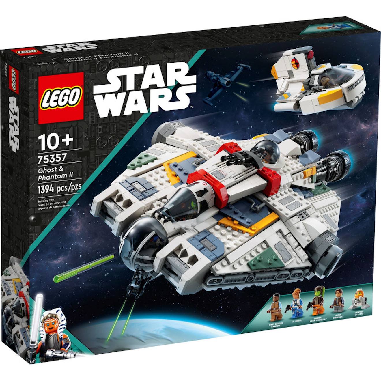 Lego Star Wars 75357 Ghost Et Phantom Ii Multicolore