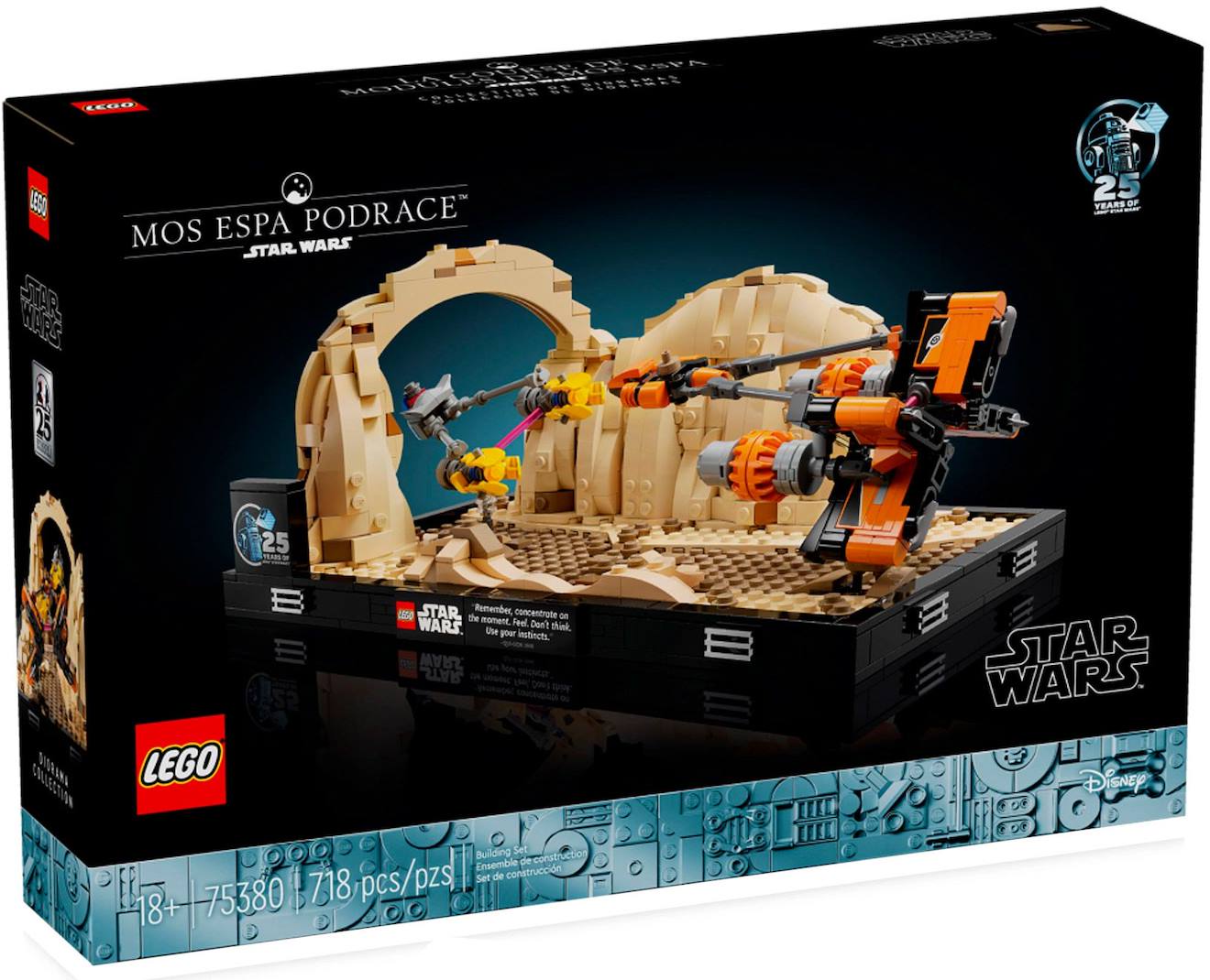 Lego Star Wars - Diorama De La Course De Podracers De Mos Espa - 75380 Multicolore