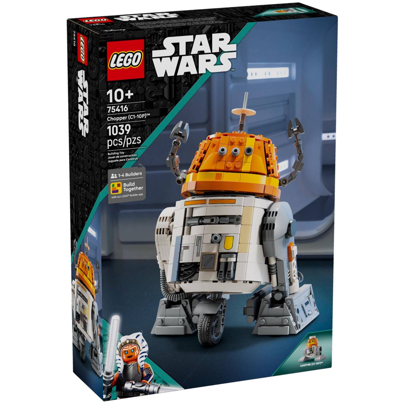 Lego Star Wars - Le Droïde Astromécano Chopper (c1-10p) - 75416 Multicolore